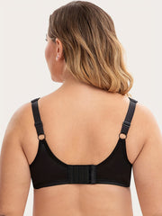 Lace Mini Bow Full Coverage Minimizer Bra