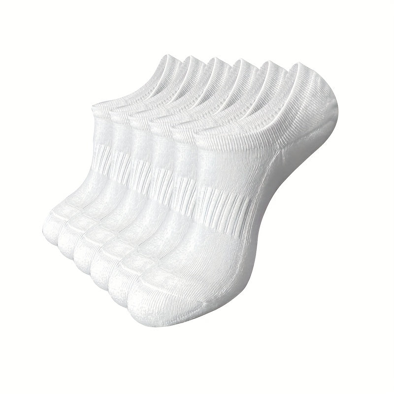 6 pairs Breathable Anti Slip Men's No Show Socks