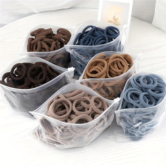 60pcs Elastic Rubber Band Hair Accessories For Women Girls