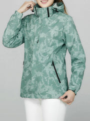 Waterproof Windproof Mountaineering Jacket with Detachable Hood