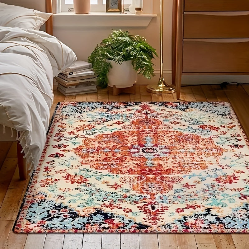 Boho Floor Mat for Living Room Bedroom Decor Non-slip Door Mat Home Decor Xmas