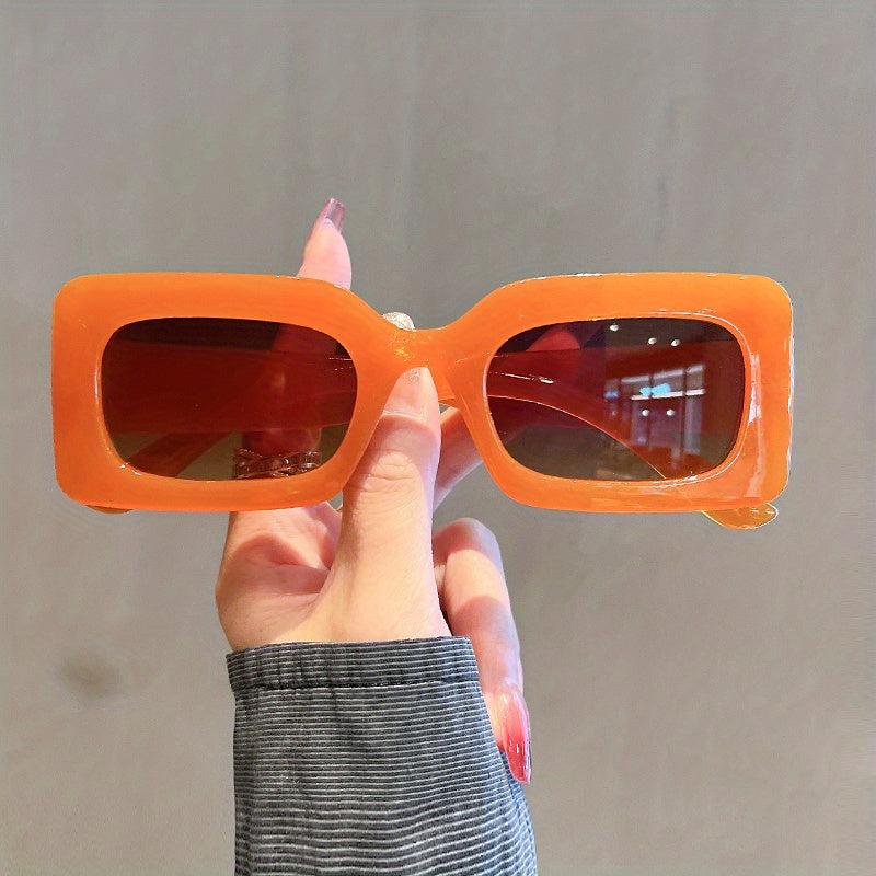 Rectangle Sunglasses For Women Men UV400