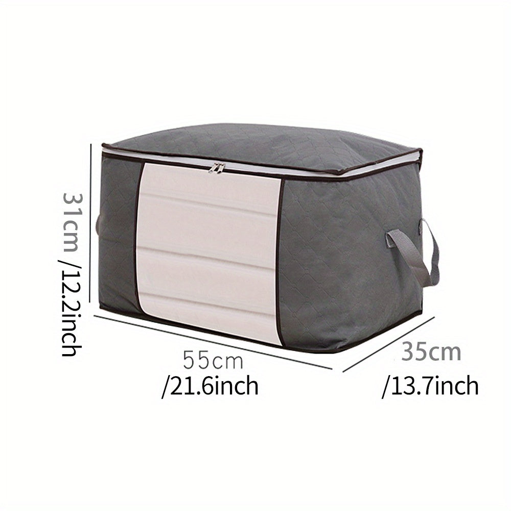 Large Capacity Quilt Clothes Organizer Non Woven Lightweight Storage Bag