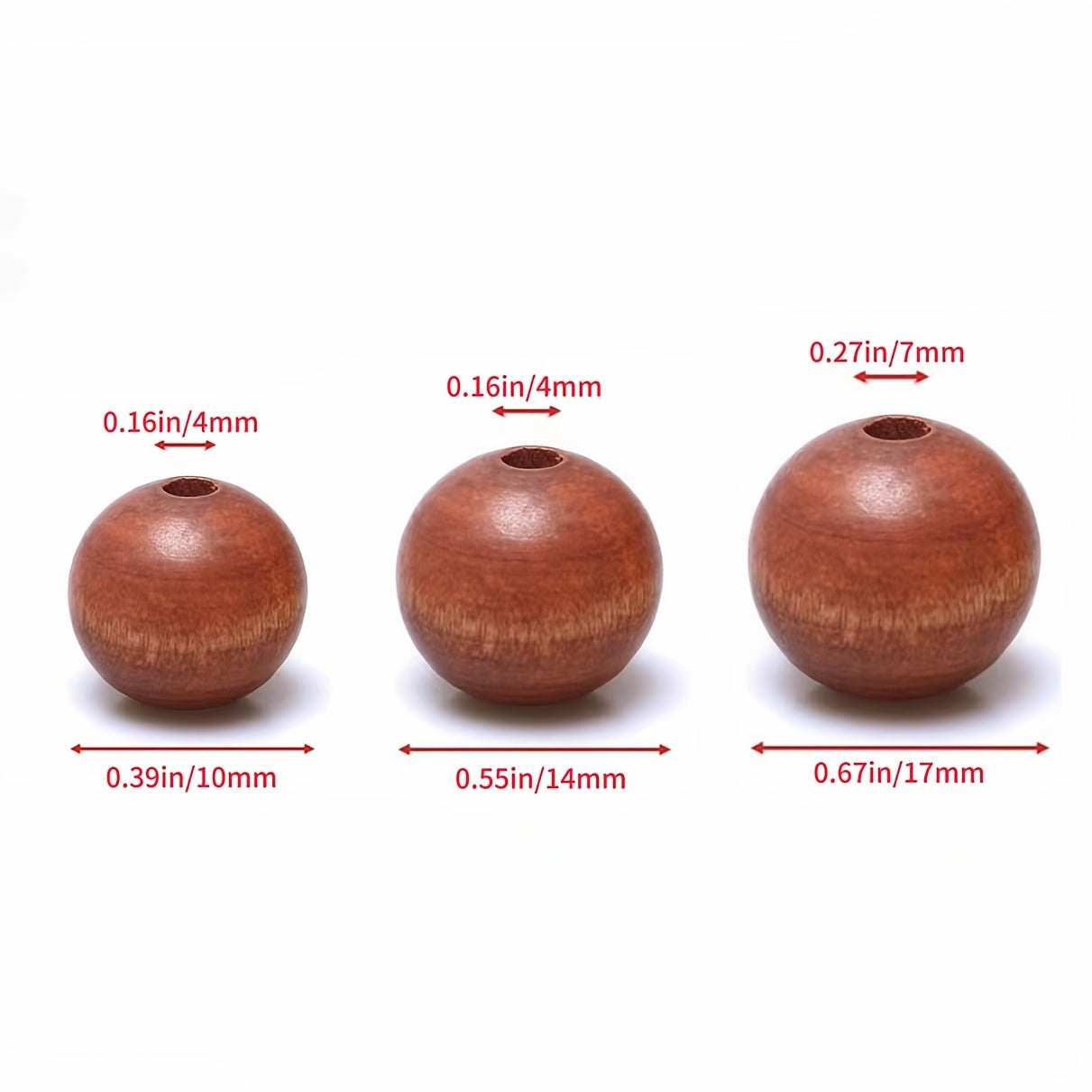 Natural Wooden Beads Rustic Wood Beads DIY Crafts Jewelry Making Supplies