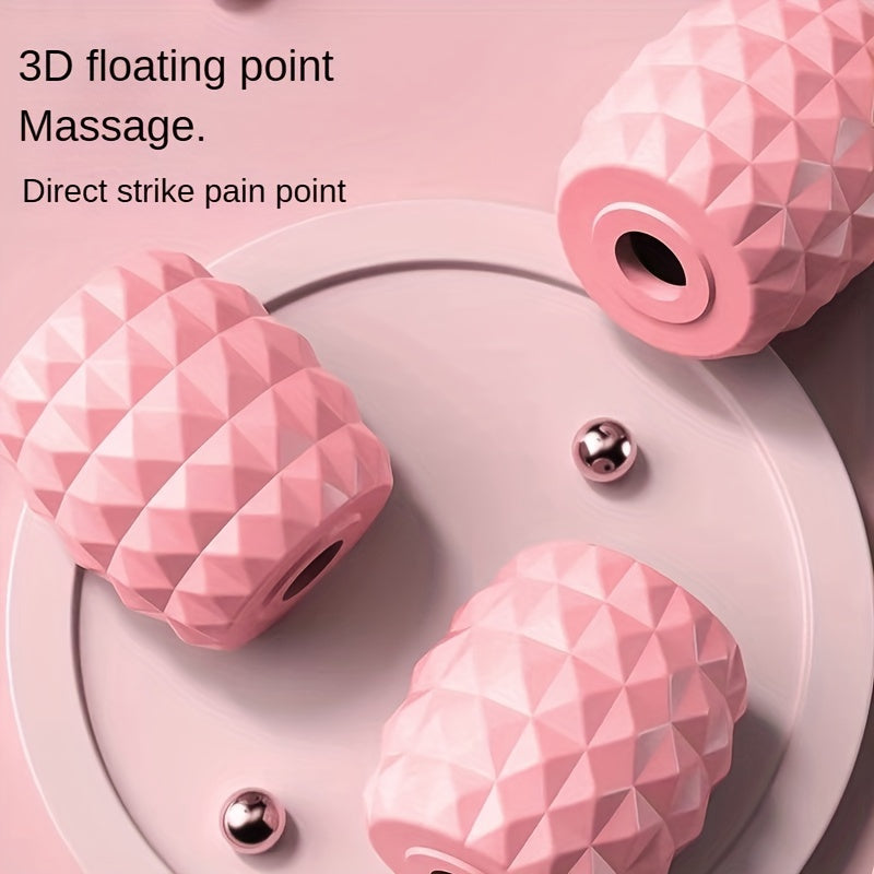 21 Wheels 360 Yoga Massage Roller Leg Clip for Muscle Relaxation