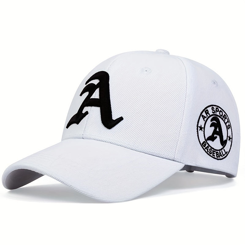 Gothic A Letter Baseball Cap Sun Hat Adjustable Casual Travel Vacation