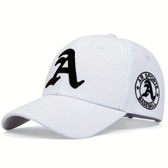 Gothic A Letter Baseball Cap Sun Hat Adjustable Casual Travel Vacation
