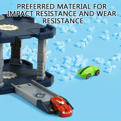 Children's Parking Lot with 2 Mini Cars - DIY Assembly - Ages 3+