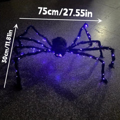 1pc Halloween Christmas Glow Spider Decoration Prop Scary Haunted House