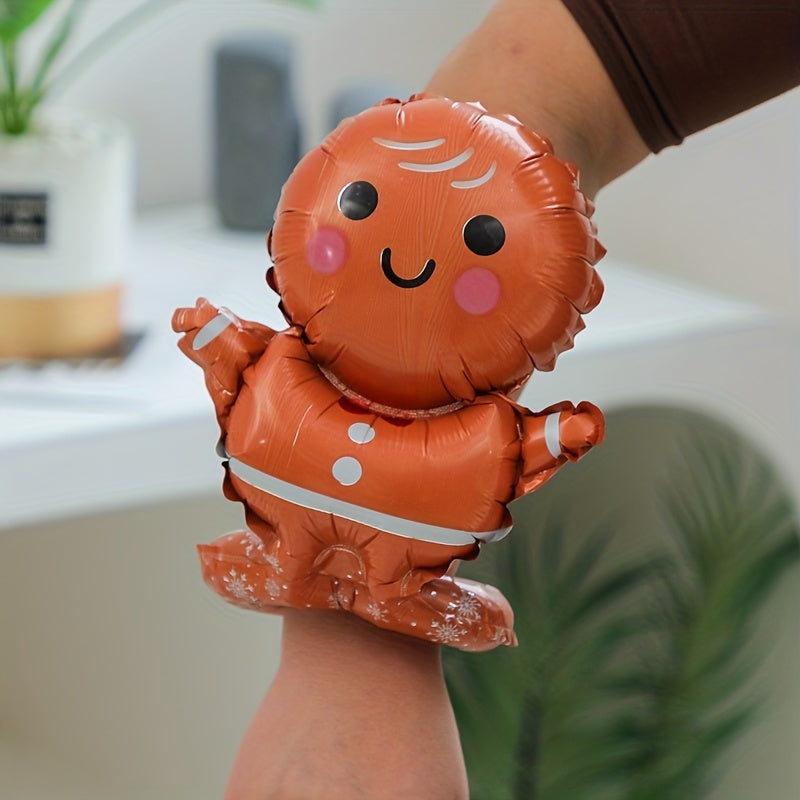 4pcs Cartoon Christmas Wrist Balloons Kids Birthday Gift Inflatable Bracelet