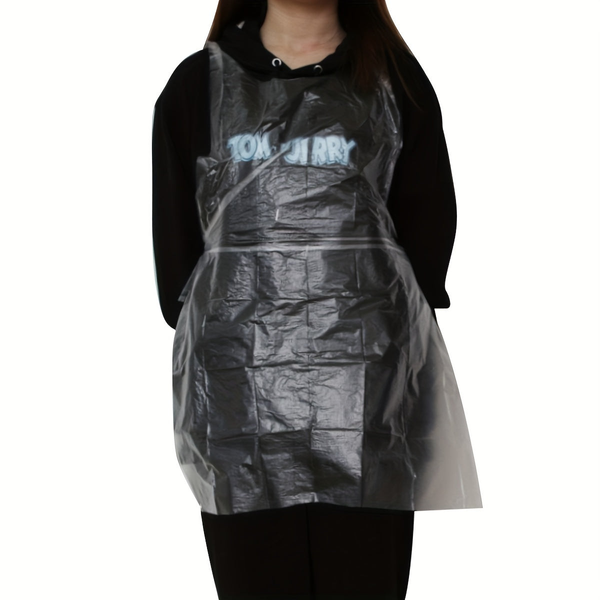 10pcs Waterproof Disposable Aprons Clear - for Cooking Serving Painting