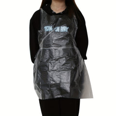 10pcs Waterproof Disposable Aprons Clear - for Cooking Serving Painting