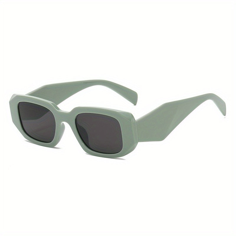 Rectangle Frame Sunglasses Gradient Lens UV400