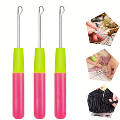 6pcs Latch Hook Tool Set for Hair Extensions & Carpets
