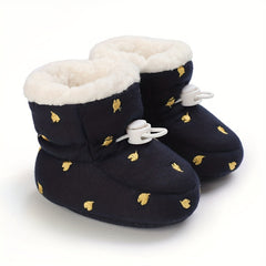 Soft and Warm Baby Girls Boots for Indoor Outdoor Walking Winter