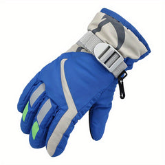 Kids Ski Gloves Waterproof Winter Warm Outdoor Cycling Gloves