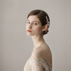 Faux Pearl Hair Comb Side Insert Comb Head Jewelry Hair Accessories