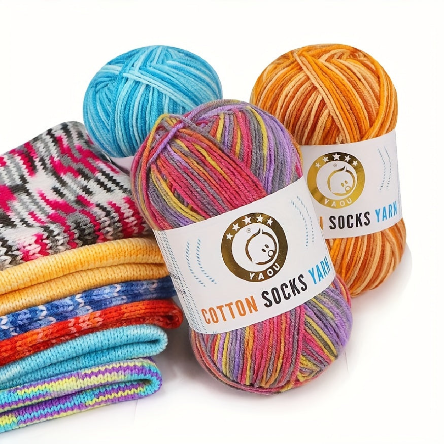 Gradient Soft Milk Fiber Yarn DIY Knitting Sweater Scarf