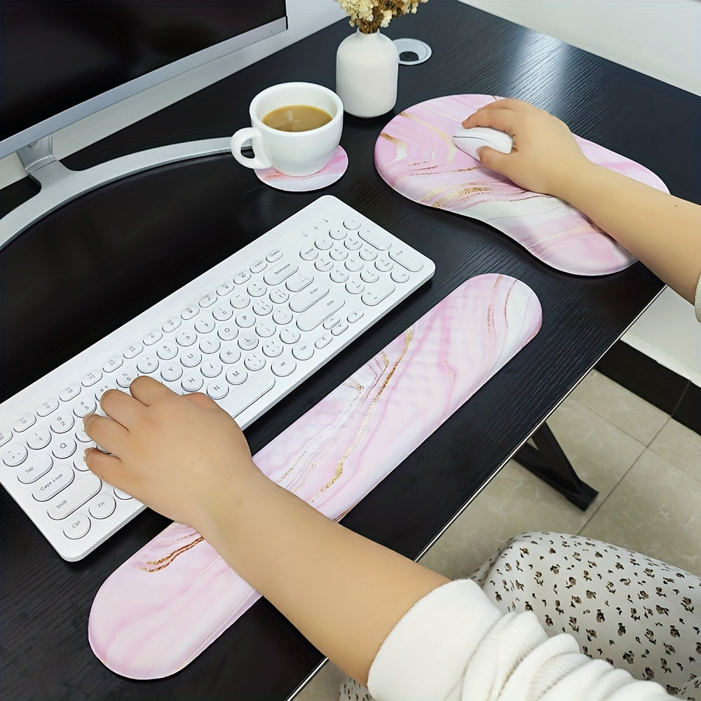 Ergonomic Mouse Pad with Wrist Rest Support