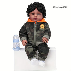 19 Inch Silicone Body Boy Doll Hot Selling Christmas Gift For Children