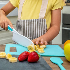 Kids Plastic Fruit Set Kitchen Baking Cooking 3pc