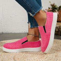 Comfy Stylist Slip on Walking Shoes Thick Sole Outdoor Flats