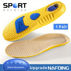 Sports Shock Absorption Insoles High Elastic Deodorant Comfort Running Insoles