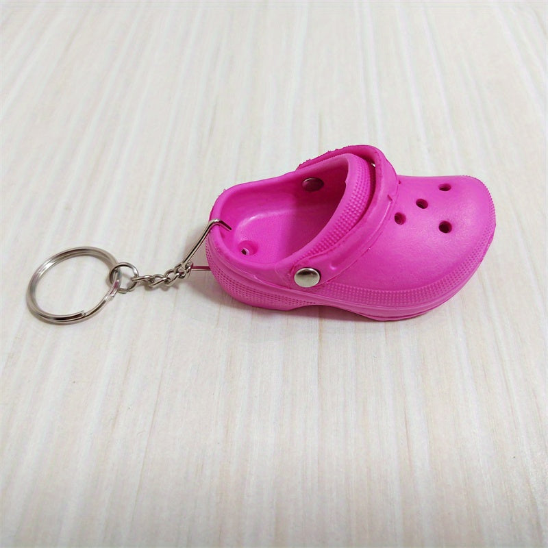 Cartoon Shoe Keychain Colorful Bag Charm Keyring