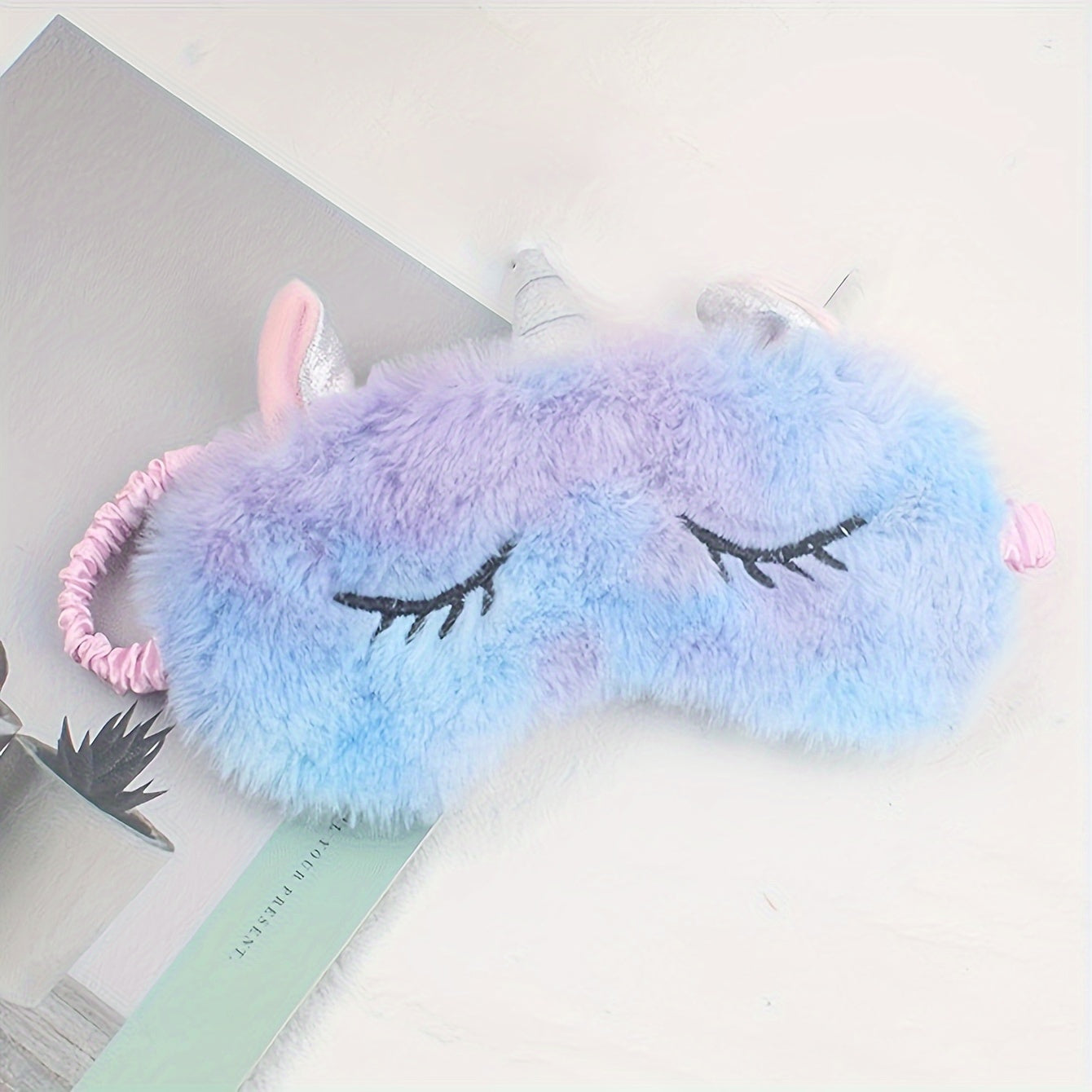 Plush Sleep Eye Mask for Travel Random