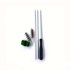 Portable Heavy Duty Cleaning Kit Rod Brass Bristles Brush Set