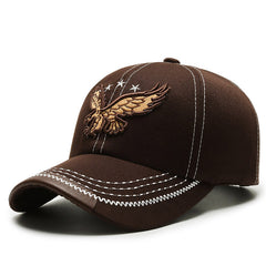 Men's Casual Eagle Embroidered Sunshade Baseball Cap