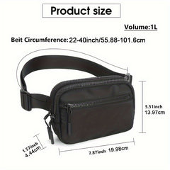 Solid Outdoor Sports Shoulder Bag for Camping and Work
