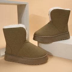Women's Snow Boots Non-slip Thickened Warm Comfortable Thick Bottom