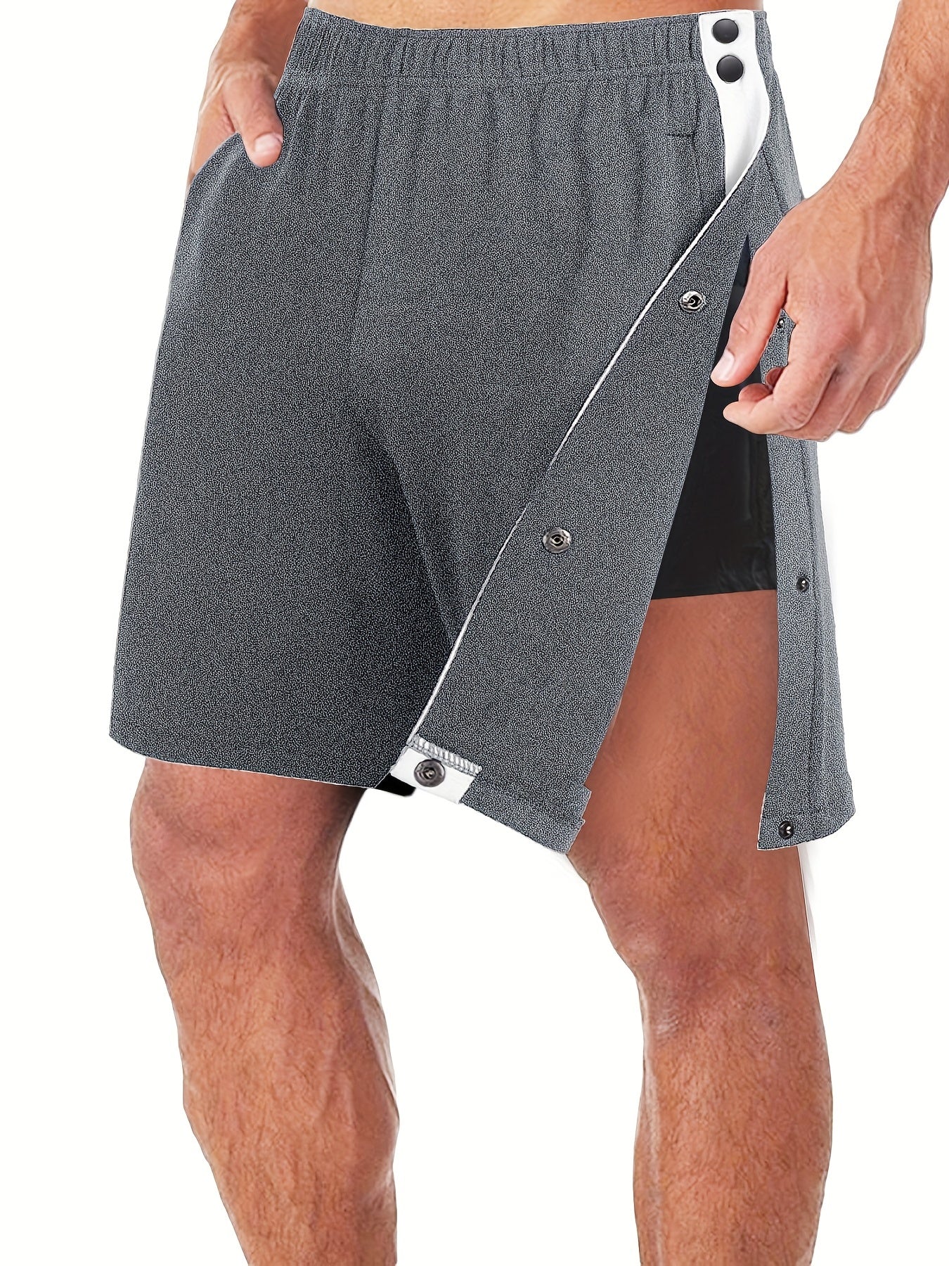 Men's 2 in 1 Double Layer Active Shorts For Basketball