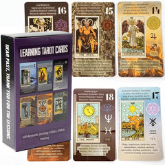 Tarot Card Game Board Game English Playing Cards QR Instructions