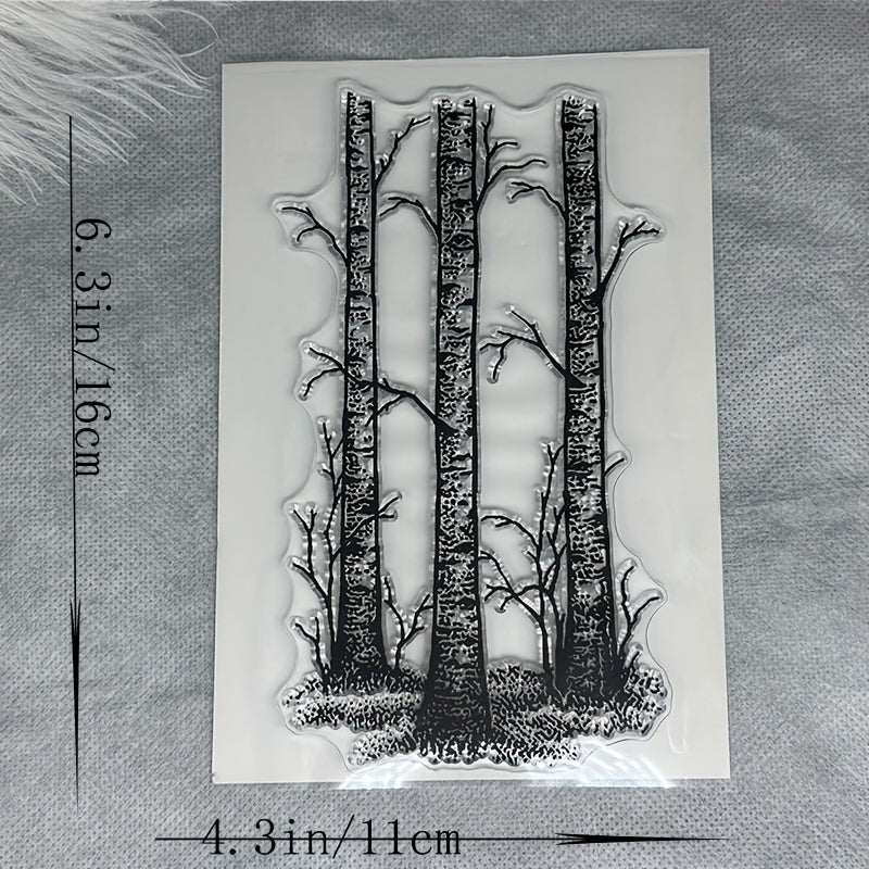 Plant Tree Rubber Stamp for Cards Making DIY Scrapbooking