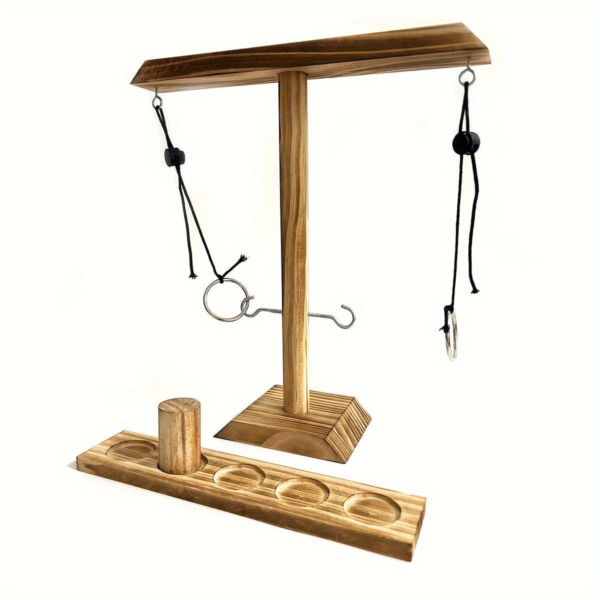 Wooden Hook and Ring Game for Home Party