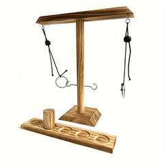 Wooden Hook and Ring Game for Home Party