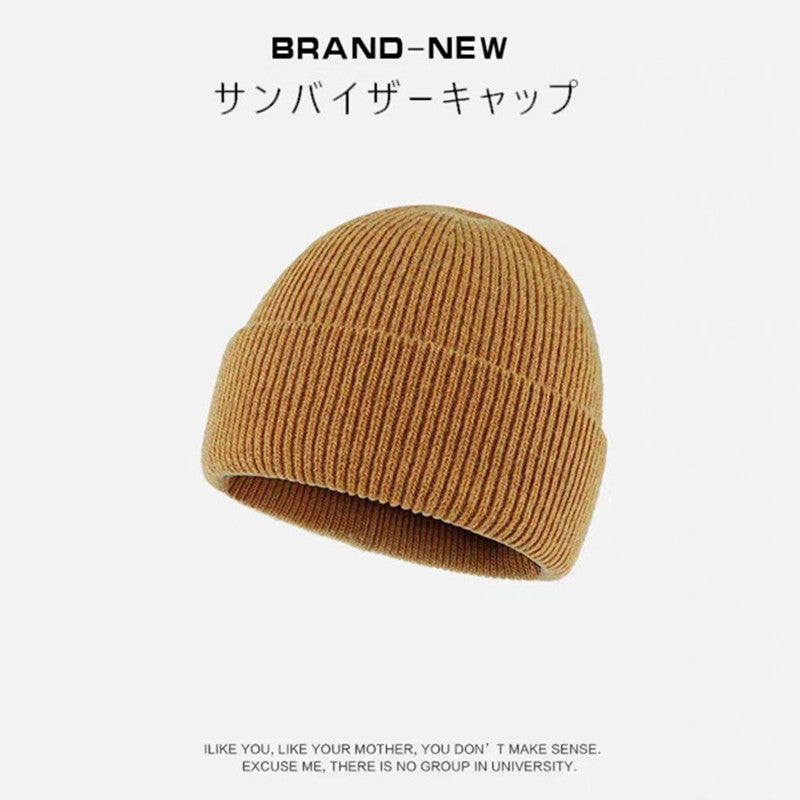 Outdoor Winter Wool Cap Flip Up Cold Hat Heap Hat