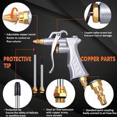 Marine Cleaning And Dusting Gun High Pressure Pneumatic Dust Blowing Gun
