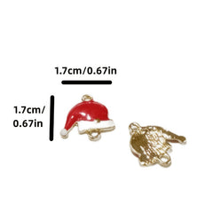 Christmas Cartoon Charm Pendant for DIY Jewelry Making