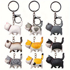 Cute Cat Kitten Keychain Cartoon Purse Pendant Ornament