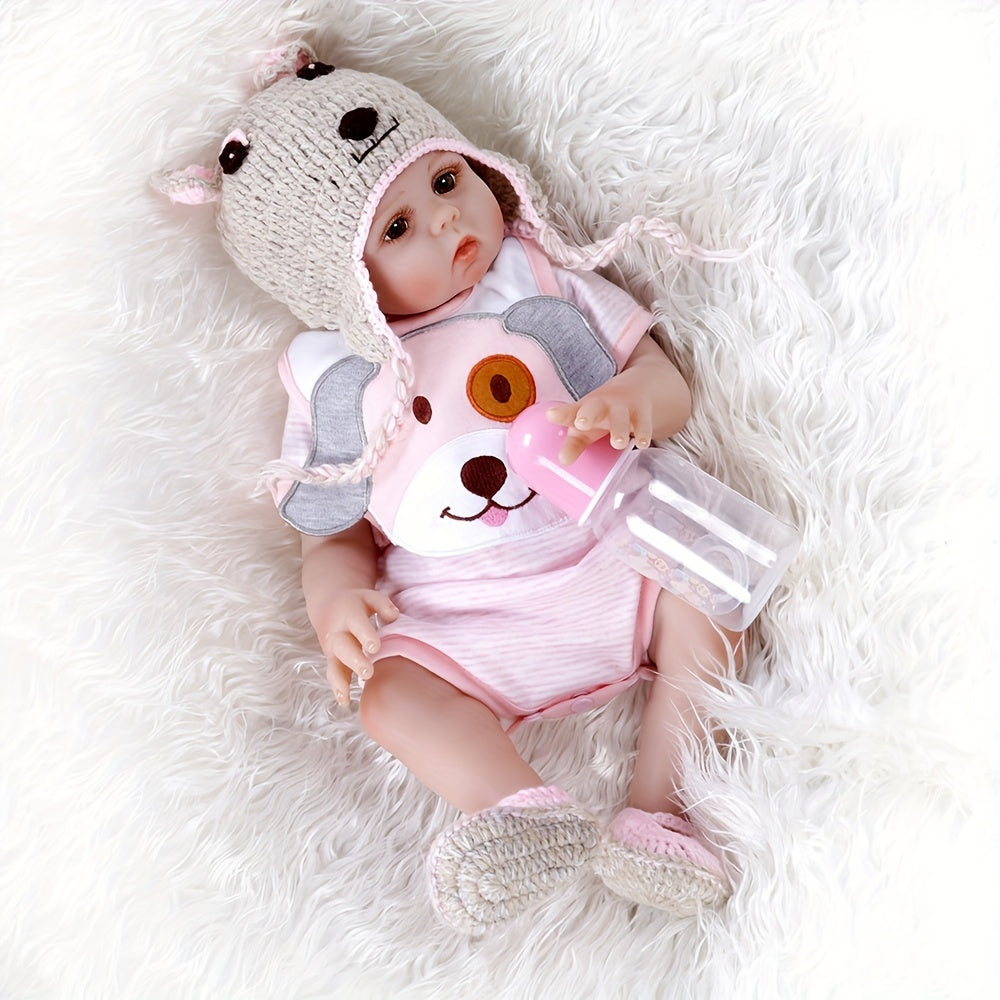 Full Glue Simulation Baby Reborn Doll Boy Girl Bath Toy