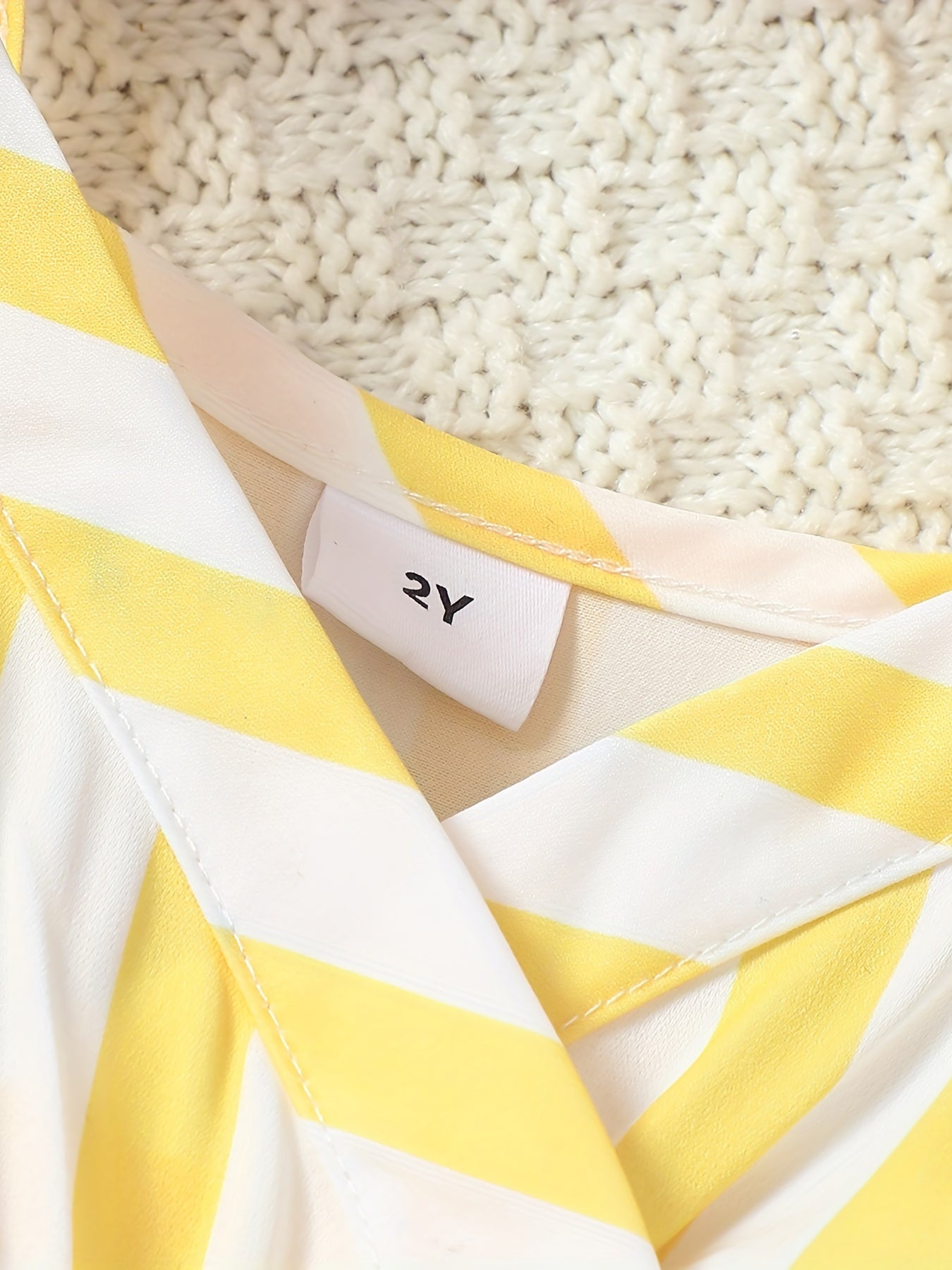 Toddler Girls Striped Belted Cami Rompers For Beach Vacation