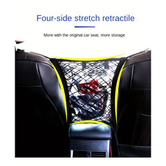 Car Net Pocket Seat Storage Stretch Net Pocket Car Storage Mesh Bag