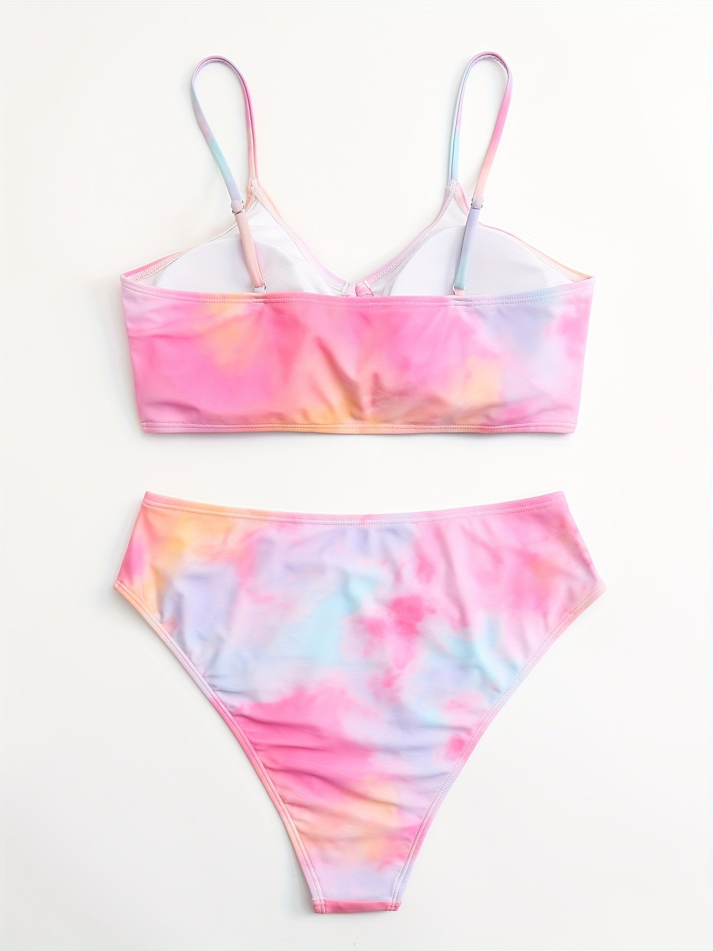 Tie Dye Print Bikini Set