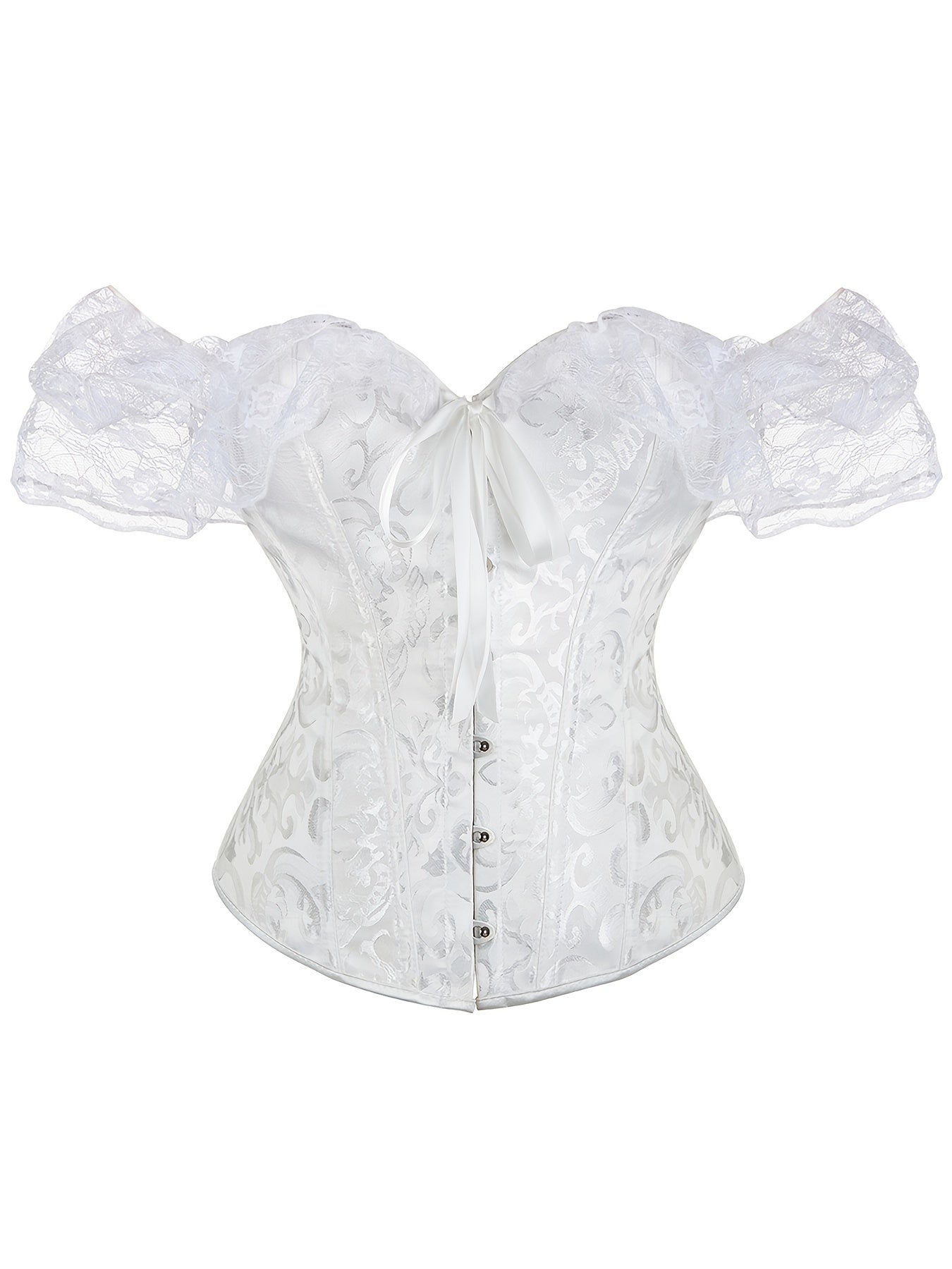 Lace Corset Bustier Tummy Control Body Shaper Women's Lingerie