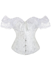 Lace Corset Bustier Tummy Control Body Shaper Women's Lingerie