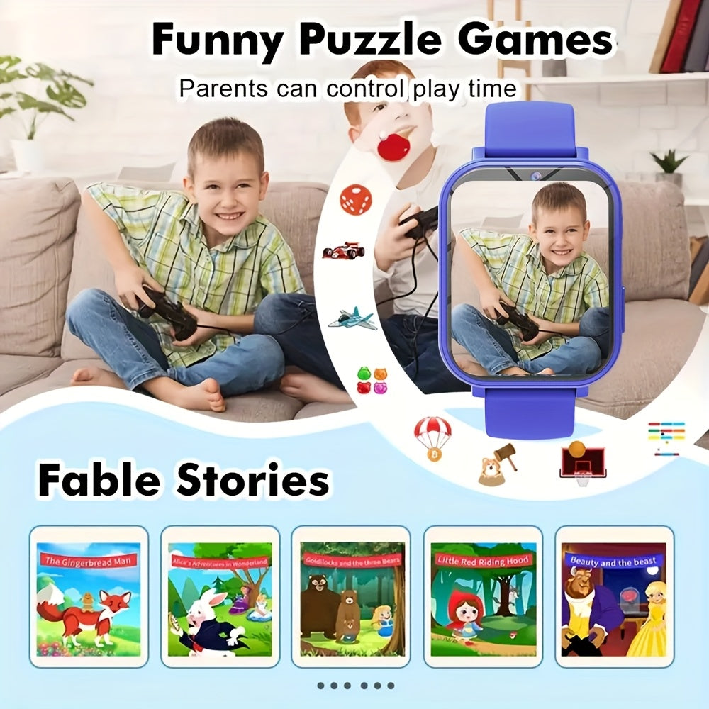 Kids Smart Watch 1.83'' Screen Music LED Camera Alarm Calendar Stopwatch