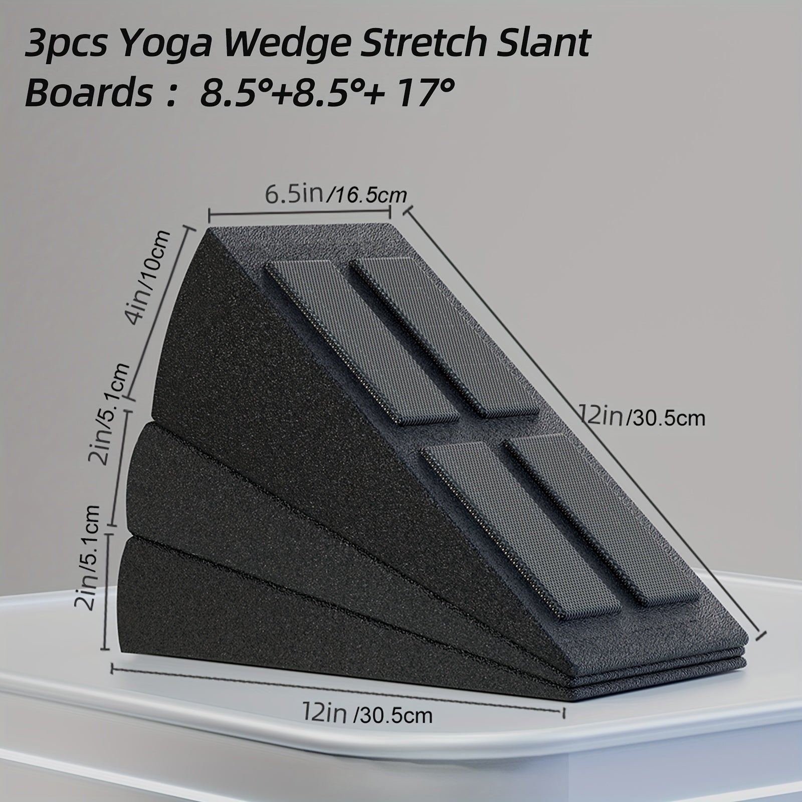3pcs Deep Squat Foot Pads Leg Muscle Training Accessories